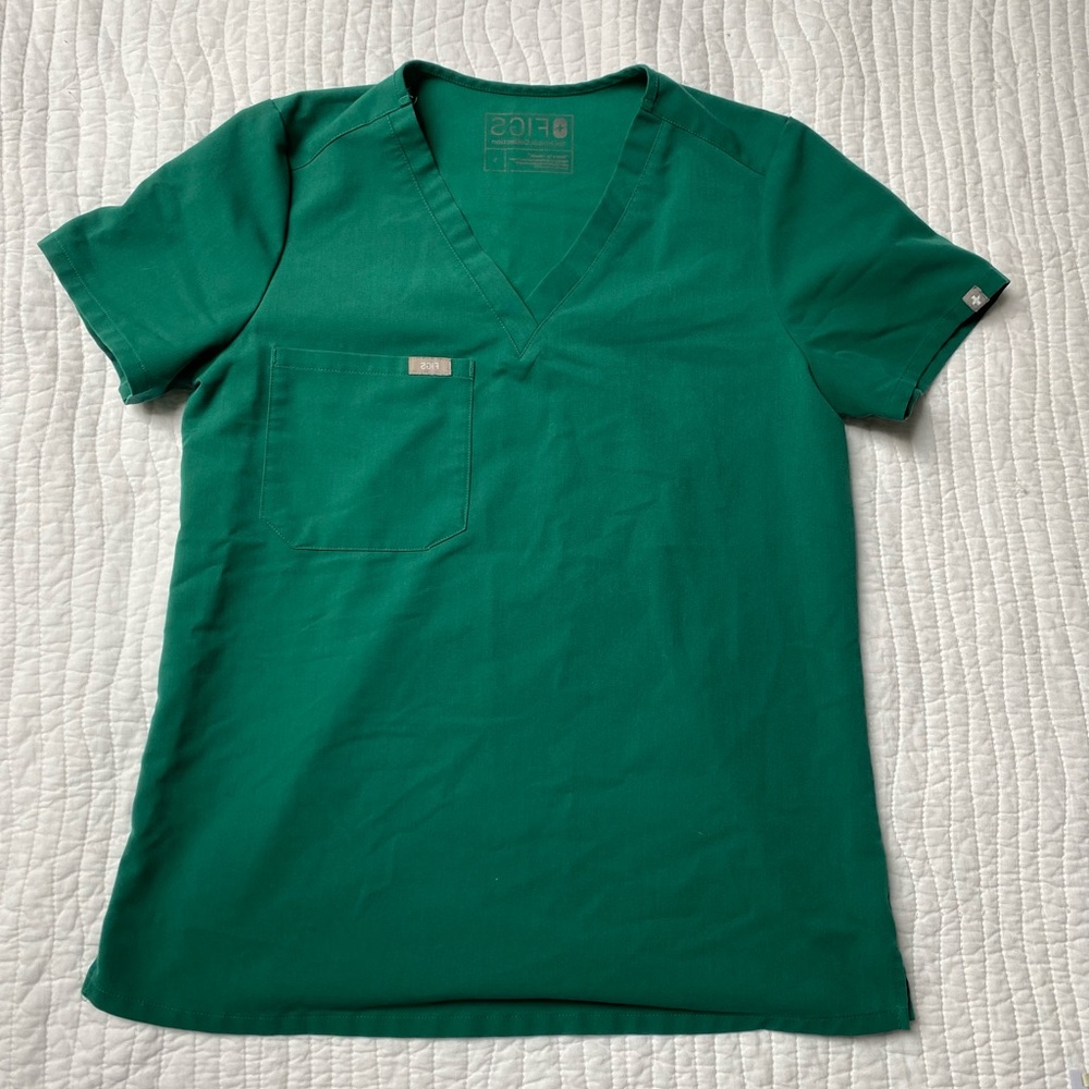 Figs Caterina Hunter Green Scrub top
